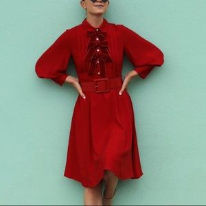 Halogen X Atlantic-Pacific Red Bow Dress ♥️
